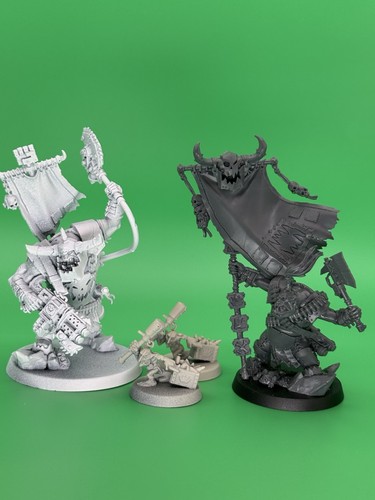 Warhammer 40k ork warboss with - warhammer,